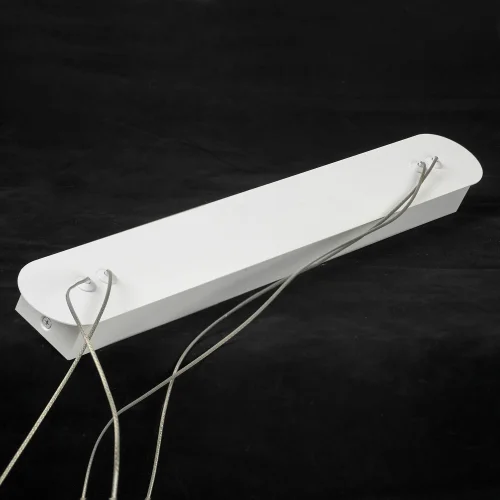 Светильник подвесной LED Bartow LSP-7268 Lussole белый 1 лампа, основание белое в стиле современный хай-тек  фото 3